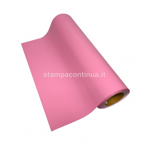Heat Transfer vinile PU per tessuti cotone e poliestere , 1 m , colore Rosa