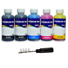 Refill kit for 5 cartridges Hp 364 , 364XL black and color 