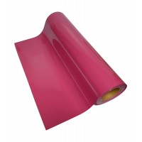 PVC Heat Transfer vinyl for fabrics Fuchsia 51 cm x 1 m