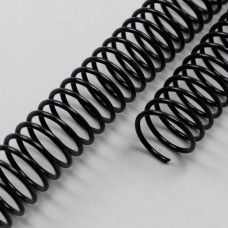 Binding coils, Plastic Coil A4 4:1 , Black 28 mm