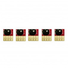 Set 5 chip monouso per cartucce ricaricabili Epson SureColor 