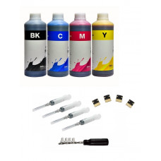 Refill kit for Hp 913 black and color cartridges, 4L InkTec ink