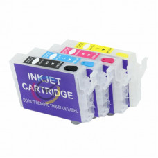 Refillable cartridges for Epson 16 , 18 , 27 without chip